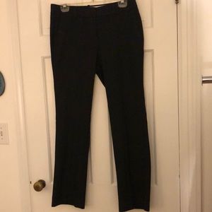 J. Crew Super 120 wool classic black slacks. 10 petite.
